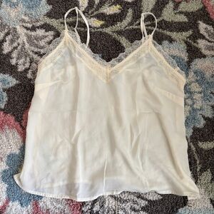 Old Navy Satin & Lace Cream Cami